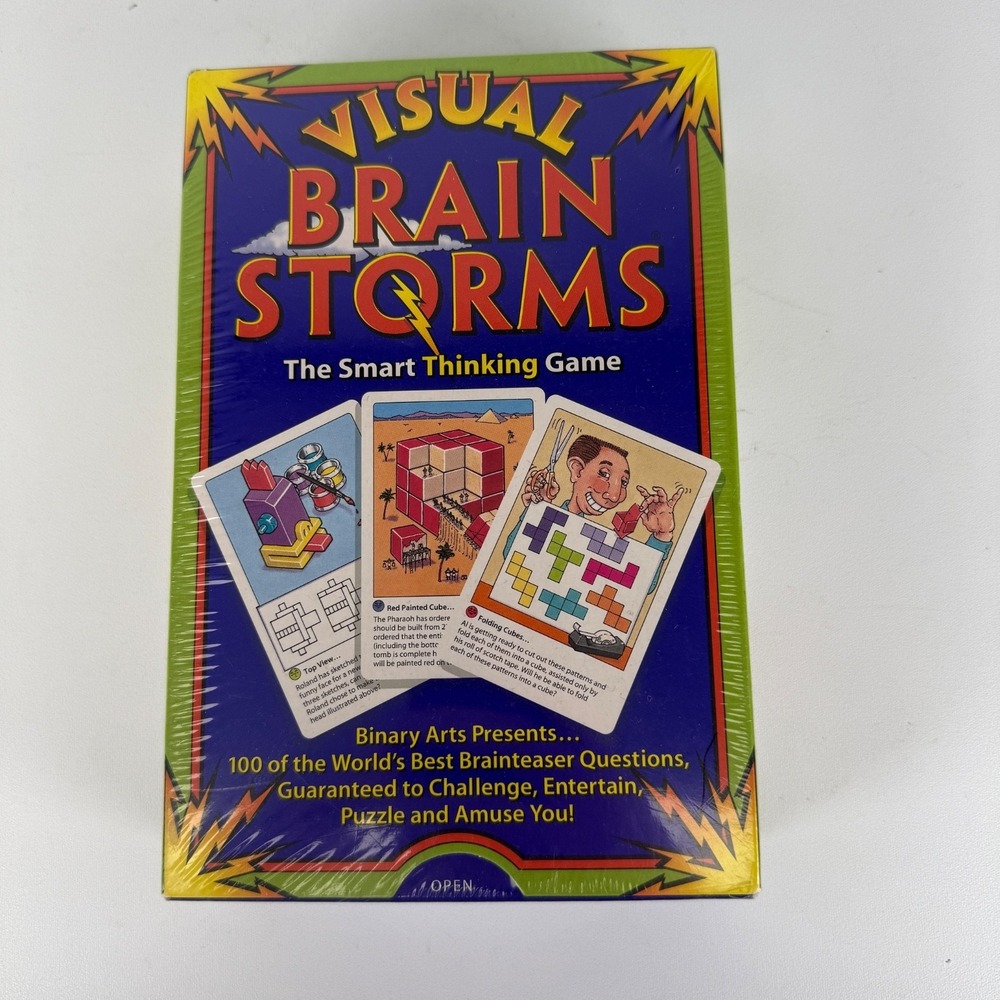 Visual‎ Brain Storms The Smart Thinking Game Challenge your Brain Brainteasers